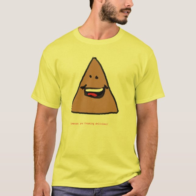 Lyckliga Samosa Tee Shirt (Framsida)