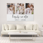 Lyckliga Slut Minimalistisk Enkel Bröllop Canvastryck<br><div class="desc">Fånga essensen av din kärlekshistoria med vår "Happily Ever After" Minimalistiska Enkla Falska Canvastryck för Bröllop. Detta tidlösa konstverk utstrålar sofistikering och underdriven elegans med en minimalistisk design som kompletterar alla dekorationer. Det falska canvasmaterialet tillför en touch av textur och ger utseendet av en riktig canvas till ett överkomligt pris....</div>