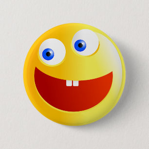 Lyckliga Smilie Knapp