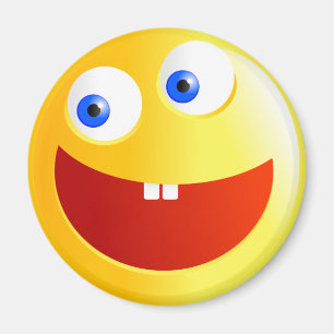 Lyckliga Smilie Magnet