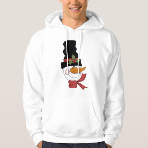 Lyckliga snögubbeTshirts och gåvor Sweatshirt Med Luva