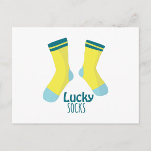 Lyckliga sockor vykort