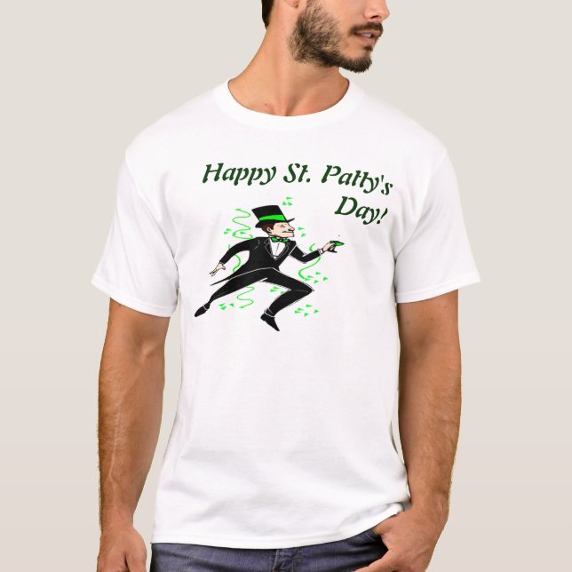 Lyckliga St.-liten pastej dag!! Tee (Framsida)