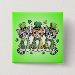 Lyckliga St. Patricks dag-katter-47474 Knapp
