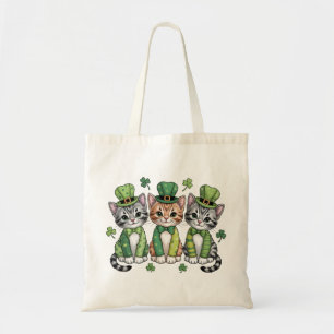Lyckliga St. Patricks dag-katter-47474 Tygkasse