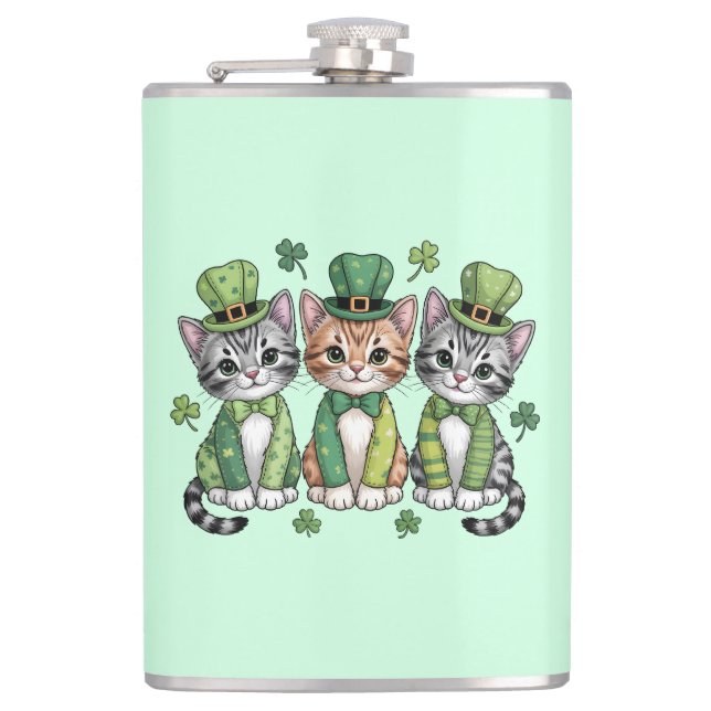 Lyckliga St. Patrick's Day-kattungar-47474 Fickplunta (Framsidan)