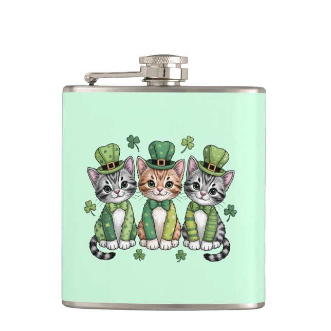 Lyckliga St. Patrick's Day Kattungar-47474 Fickplunta (Framsidan)