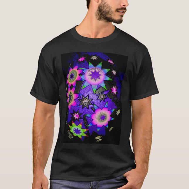 Lyckliga stjärnor t shirt (Framsida)