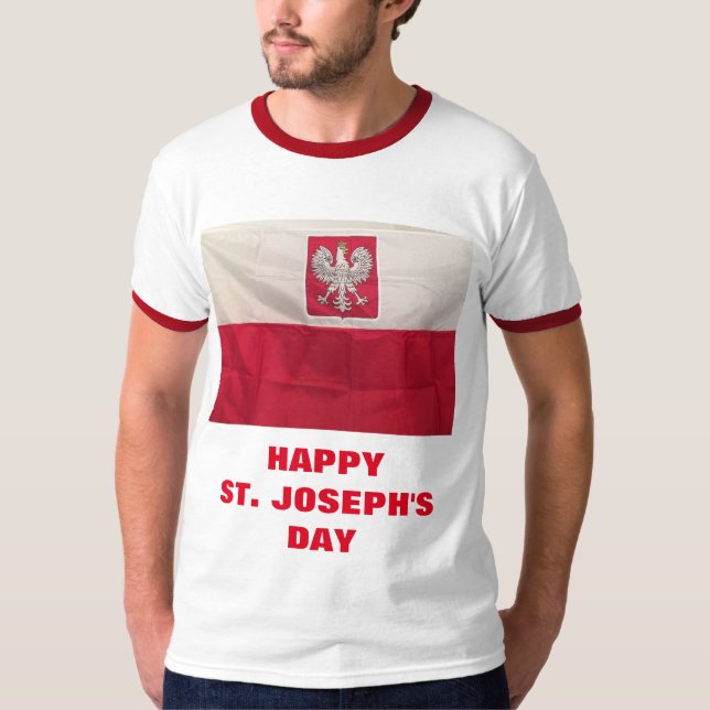 LYCKLIGA STS JOSEPH DAG T SHIRT (Framsida)