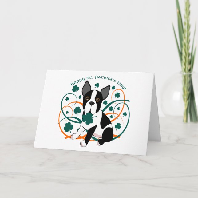 Lyckliga Sts Patrick dag Kort (Framsida)