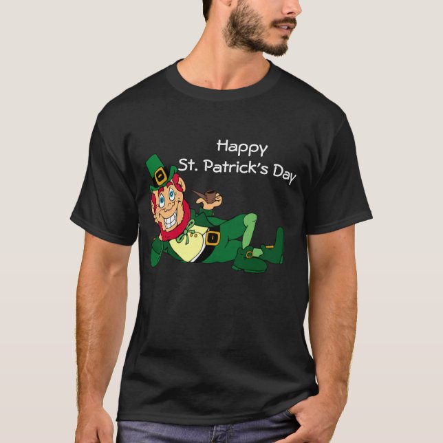 Lyckliga Sts Patrick dag T-shirt (Framsida)