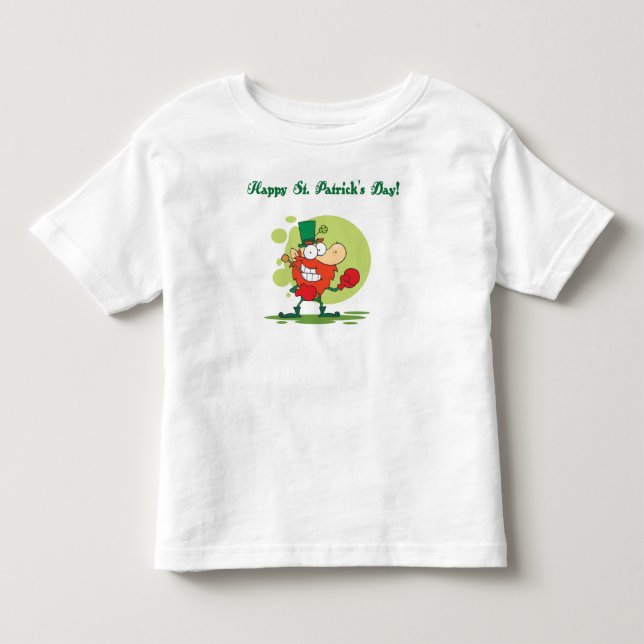 Lyckliga Sts Patrick dag Tee Shirt (Framsida)