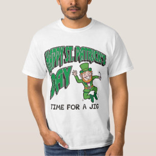 Lyckliga Sts Patrick dag Time för en pimpel Tee Shirt
