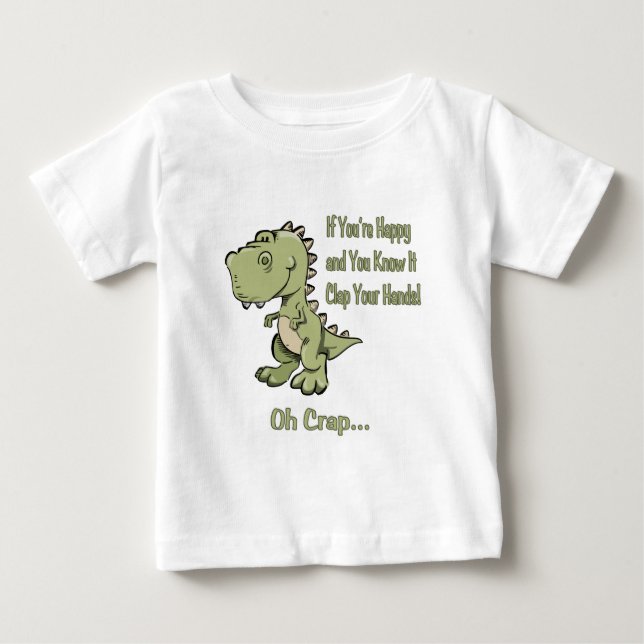 Lyckliga T-Rex Tröja (Framsida)