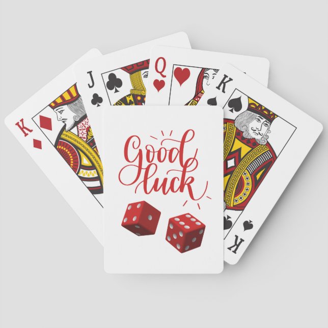 lyckliga tärningar casinokort (Baksidan)