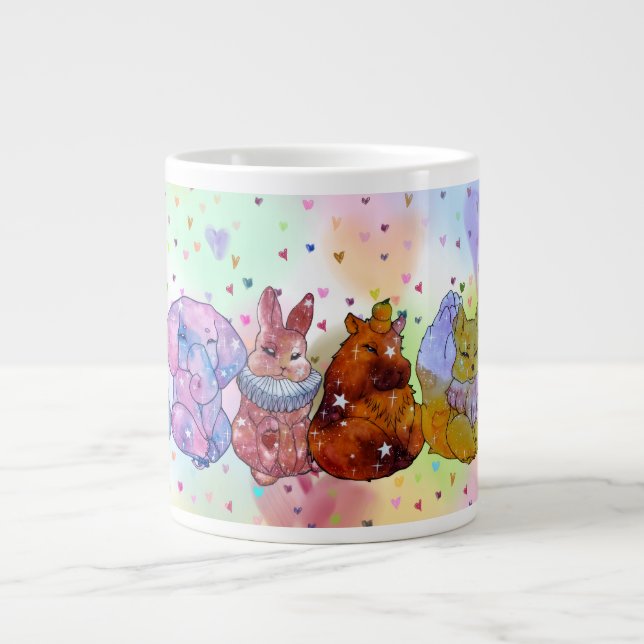 Lyckliga Trollformler Jumbo Mugg (Framsidan)