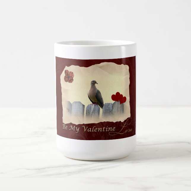 Lyckliga valentin dag är min valentin kaffemugg (Center)