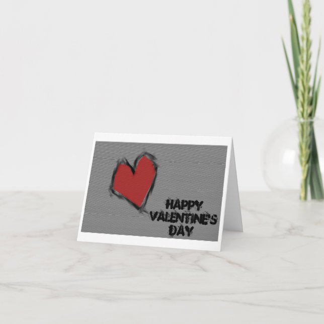 Lyckliga valentin dag helgkort (Framsida)