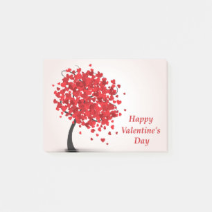 Lyckliga valentin dag Postar-it® noterar Post-it Block