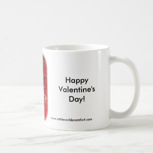 Lyckliga valentin dag Rattie Kaffemugg