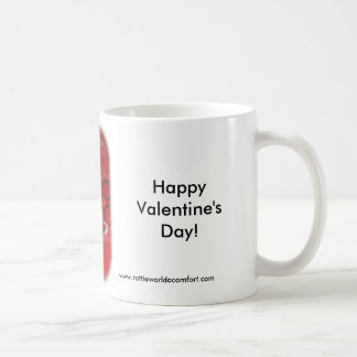 Lyckliga valentin dag Rattie Kaffemugg