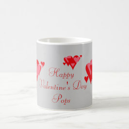 Lyckliga valentin dagpop kaffemugg