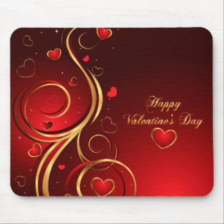 Lyckliga valentin Day1 Mousepad Musmatta