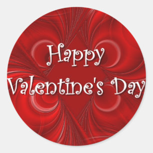 Lyckliga Valentine' s-dag Runt Klistermärke