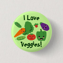 Lyckliga Veggies knäppas Knapp