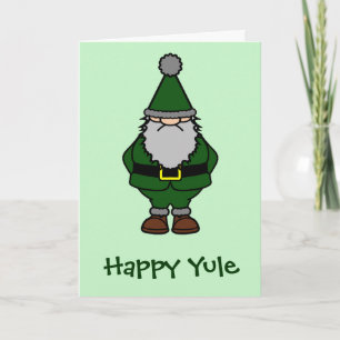 Lyckliga Yule Helgkort