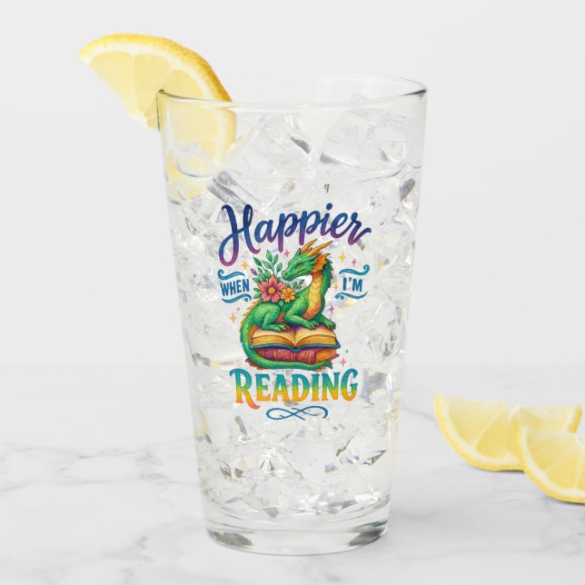 Lyckligare när jag läser glaskopp (Framsida Ice)