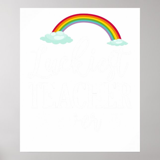 lyckligaste läraren någonsin, retro, vintage poster (Framsidan)