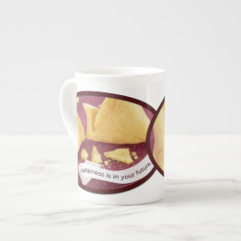 Lycklighet Fortune Cookie Benporslin Mugg