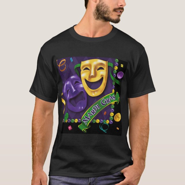 LYCKLIGMARDI GRAS T-SHIRT (Framsida)