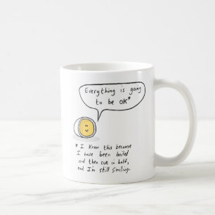 Lyckligt ägg - allt går att vara reko kaffemugg