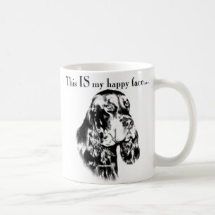 Lyckligt ansikte för Gordon Setter Kaffemugg