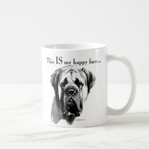 Lyckligt ansikte för Mastiff Kaffemugg