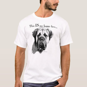 Lyckligt ansikte för Mastiff Tee