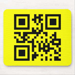 Lyckligt ansikte för ☺ som ler Emoji -- QR Musmatta