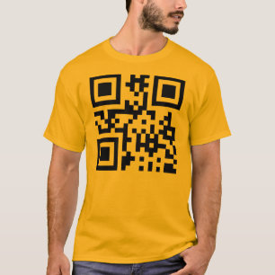 Lyckligt ansikte för ☺ som ler Emoji -- QR T Shirt