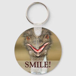 Lyckligt ansikte Keychain Nyckelring