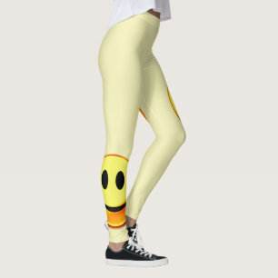 Lyckligt ansikte leggings