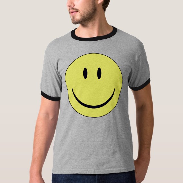 Lyckligt ansikte t-shirt (Framsida)