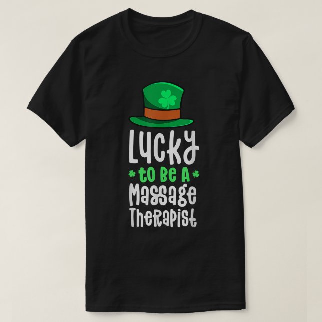 Lyckligt att vara en St patricks day för massabeha T Shirt (Design framsida)