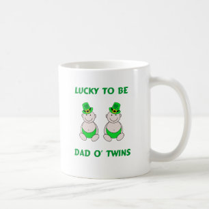 Lyckligt att vara pappaO twillingar Kaffemugg