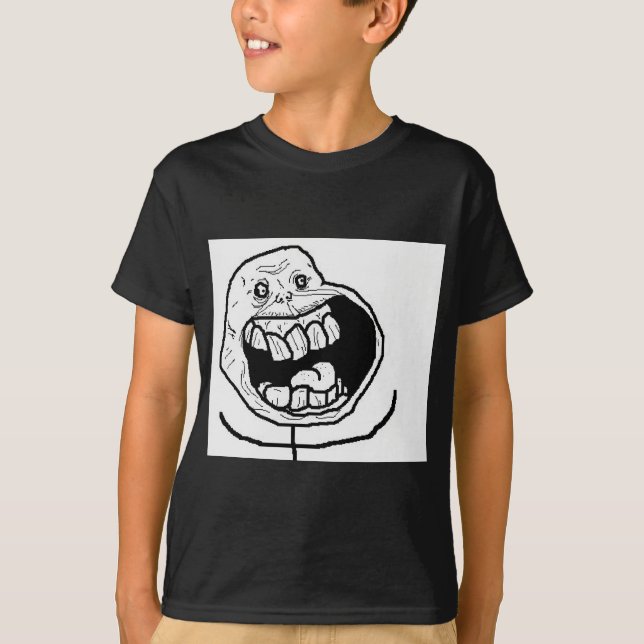 Lyckligt bara tee (Framsida)