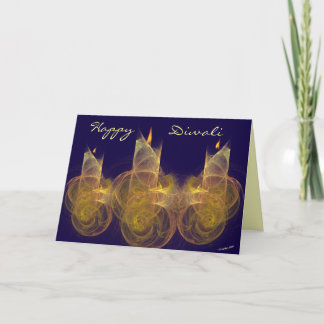 Lyckligt Diwali hälsningkort Kort