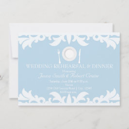 LYCKLIGT FÖR EVER EFTER Bröllopsrepetition Middags Inbjudningar