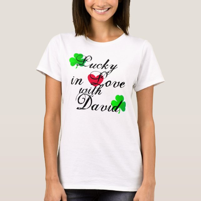 Lyckligt förälskat tee shirt (Framsida)