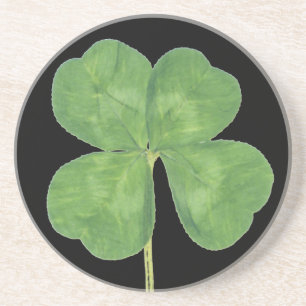 Lyckligt fyrklövert Shamrockunderlägg Underlägg